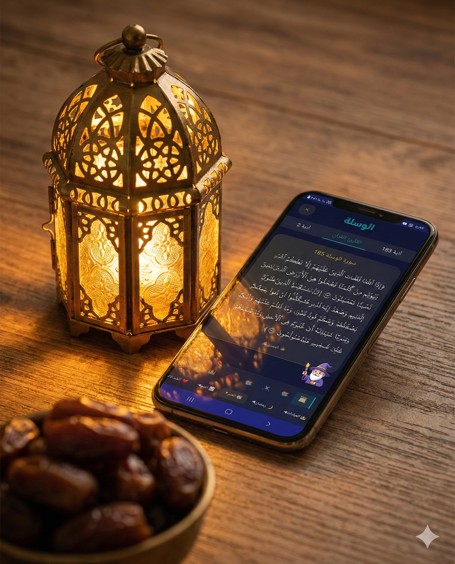 Your Ramadan companion — glowing lantern